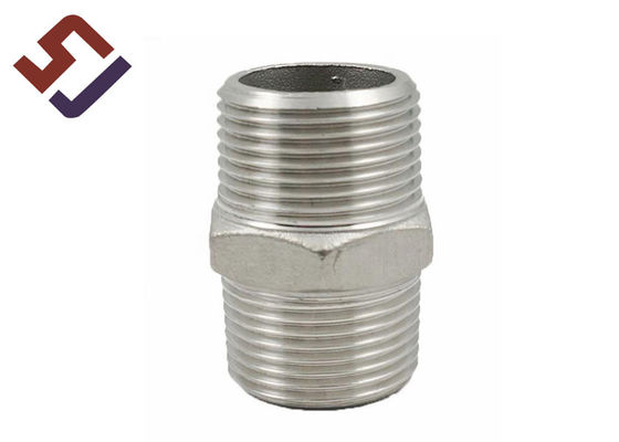 Male Welding Stainless Steel Pipe Fitting Hex Nipple Plumbing Accessories