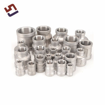 Customized Precision Casting Part Threaded Screwed 45 90 Degree 304 316 Stainless Steel Elbows Pipe Fittings