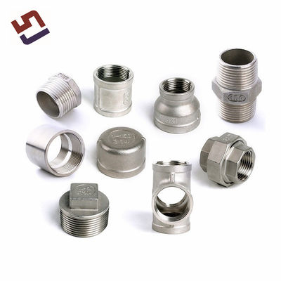 Custom Stainless Steel Thread Casting Pipe Fitting Connector 90 Degree Street Exhaust Elbow