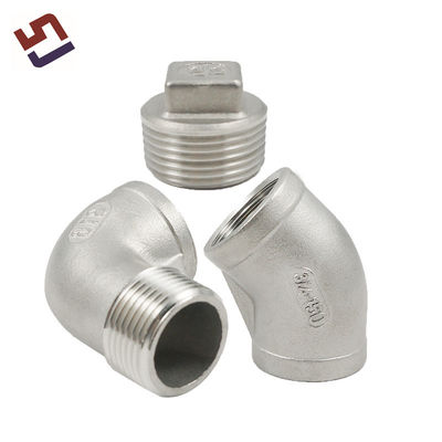 Customized Stainless Steel Female Thread Casting Pipe Fitting