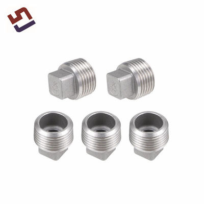 Customized Stainless Steel Thread Casting Pipe Fitting Connector 90 Degree Street Exhaust