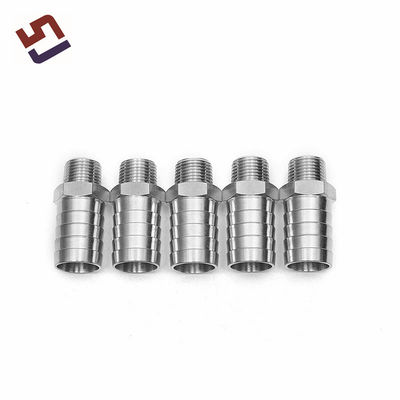 Custom Precision Casting Lost Wax Casting Stainless Steel Joint Double Hose Nipple Pipe Fittings