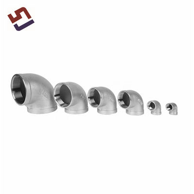OEM Stainless Steel 304 316 Customized Precision Casting Connector 90 Degree Pipe Elbow Fitting Plumbing Accessories