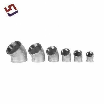 OEM Stainless Steel 304 316 Customized Precision Casting Connector 90 Degree Pipe Elbow Fitting Plumbing Accessories