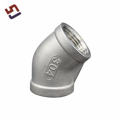 Customized Factory Custom High Precision Stainless Steel 90 Degree Elbow Industrial Pipe Fitting