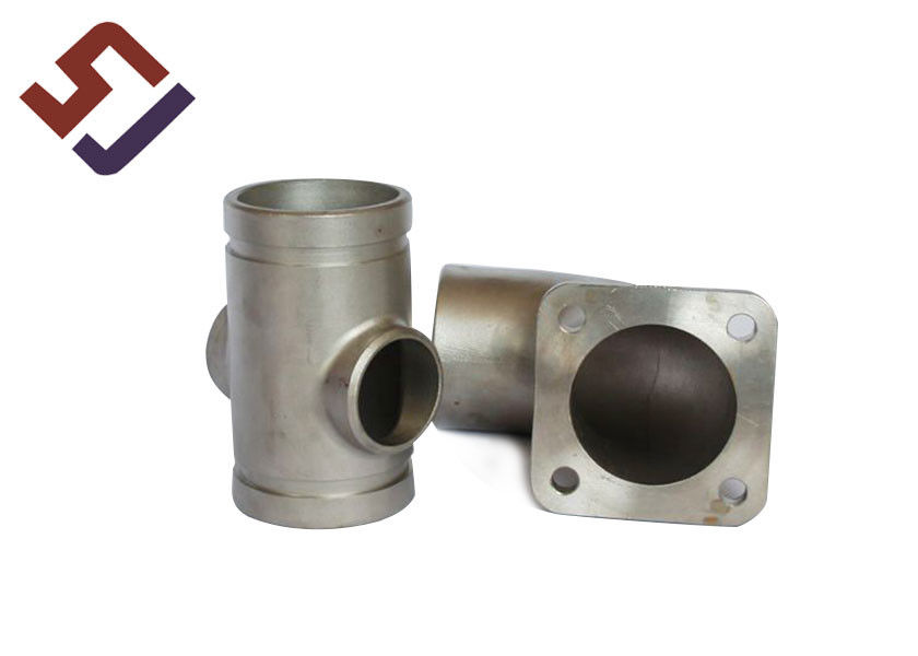 Pipe Fitting Valve Casting Parts Silicon Investment Casting Process 0.3 - 1KGS